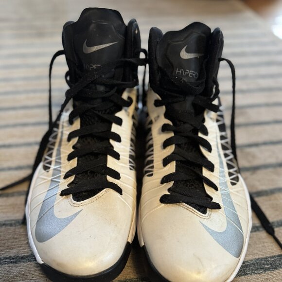 Nike Mens Hyperdunk 2012 White Black Basketball Shoe Size 11.5 524934-104 - Picture 5 of 5
